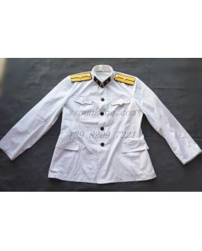 PLA navy Type 55 white uniform